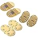 4 Pièces Charnières de Table Pliantes, Charnière de Table Charnière Flip Pliable Charnières de Porte Pliantes Charnière de Table Pliante à 180 Degrés pour Armoires en Bois Machine à Coudre