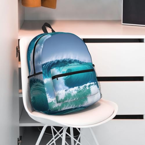 Sac à dos avec poches Ocean Wave noir taille unique léger mixte - 7