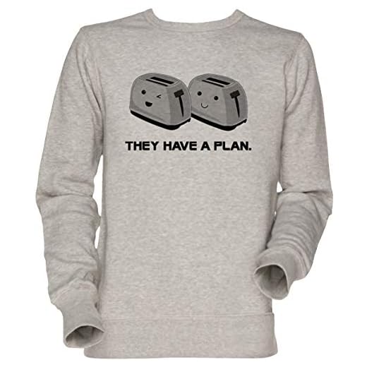 Vendax Tostadoras Unisexo Sudadera Gris