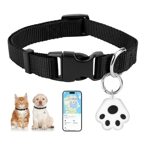 Pipihome Localizador Gatos, Collar Gato GPS, Localizador de Mascotas para Gatos, Localizador Perros GPS, Compatible con iOS & Android sin Cuota Mensual, Resistente al Agua y Duradero