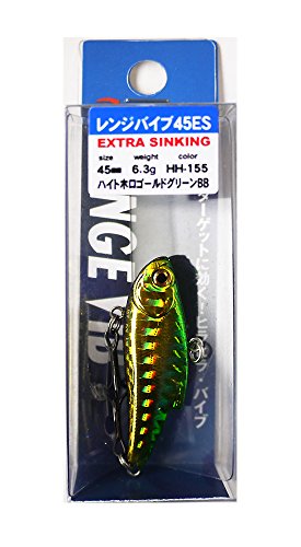 Bassday(�o�X�f�C) �o�C�u���[�V���� �����W�o�C�u 45ES 45mm 6.3g �n�C�g�z���S�[���h�O���[��BB HH155 ���A�[