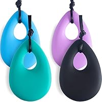 Algopix Similar Product 6 - TecUnite 4 Pieces Chewing Necklace for