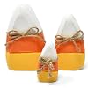 3 Halloween Candy Corn Wooden Table Decoration Centerpiece Block 3 Size White Orange Yellow Candy Corns Tiered Tray Tabletop Sign Party Supplies Decor