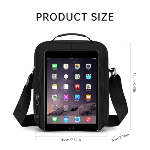 Men's Oxford Canvas Shoulder Bag Stylish Trendy and Minimalist with Multiple Compartments for Handheld Convenience2