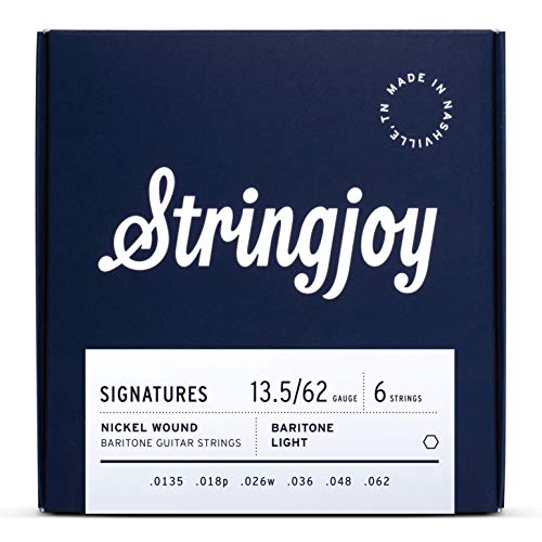 Stringjoy BAL135B Baritone Signatures Nickel Electric Guitar Strings