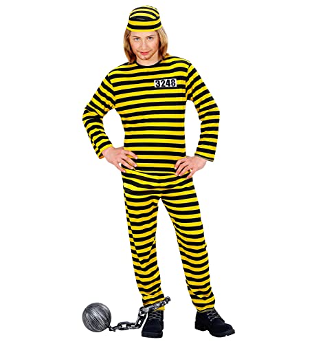 W WIDMANN MILANO Party Fashion - Costume prisonnier enfant, 3 pièces