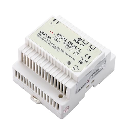 Alimentation 12V CC pour rail DIN contre les pannes électriques