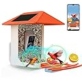 2.5K Smart Bird Feeder with Camera with AI Identify 10000+ Birds Species, 2.4GHz/5GHz WiFi Birds Watching Camera with Auto Capture, Real-time Notifications, Gift for Mom, Dad, Bird Lovers