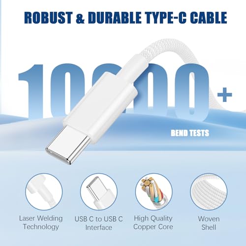 Cable USB C para iPhone 15 ideal para cargar tu iPad en el sofá gracias a sus 3 metros de largo 3