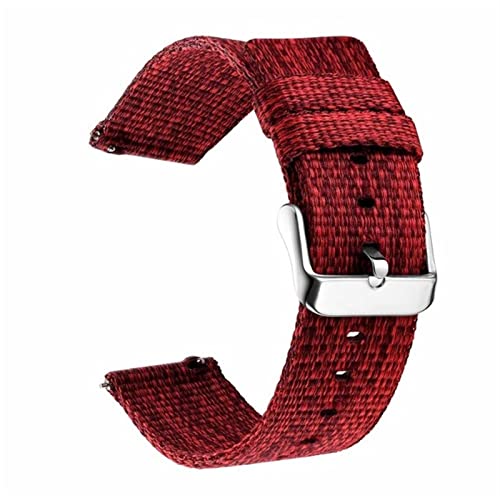 ADAARA 22mm Strap For Xiaomi MI Watch/Color 2 Quick Release Silicone Band Replacement Bracelet Watchband Correa Wristband Belt (Color : Red, Size : For Mi Wacth Color 2)