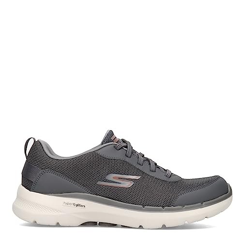 Image of Skechers Men's Gowalk 6-Athletic Workout Walking Shoes with Air Cooled Foam Sneakers, Charcoal 2, 12 X-Wide