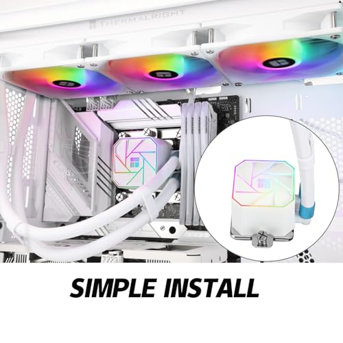 Image of Thermalright Aqua Elite 360 White V3 AIO CPU Cooler, 360 Liquid Cooling, ARGB PWM Fans, Intel LGA1150-1200 /2011 /1700, AMD AM4 /AM5