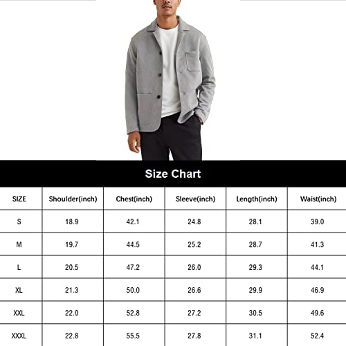 Wzikai Men's Casual Sport Coat Jacket Regular Fit Lightweight Suit Jacket For Men Light Grey Xxl #TOP6