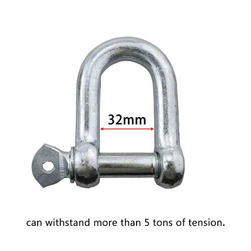 Large auto Parts Trailer Winch Replacement with 5cm Hook, Suitable for Large Vehicles, Boats, Motor Boats, Wave Slide, Towing, Heavy Equipment or Flat Belt(5M)
