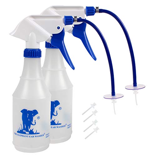 Doctor Easy Elephant Ear Washer Bottle System - Ear Wax Remover (Pack of 2)