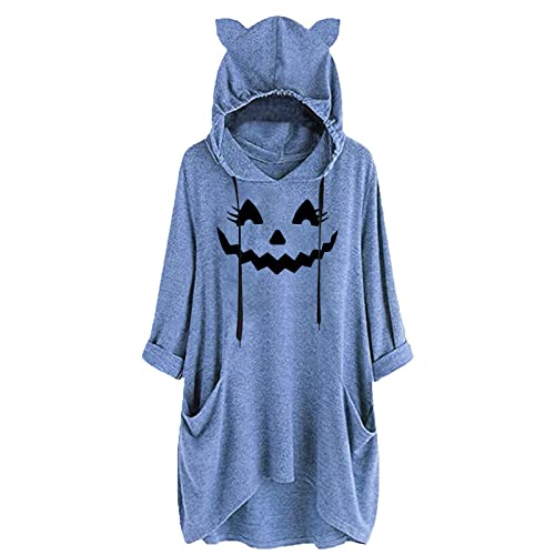 PTLLEND Weihnachten Daunenweste Damen Lang mit Kapuze Steppweste...