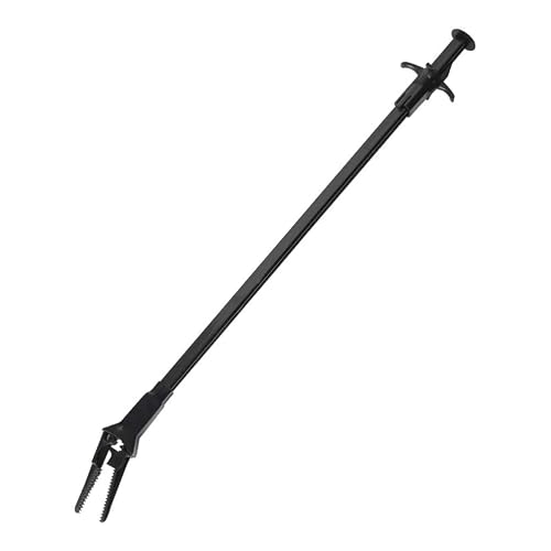 Pinzas de Plástico para Acuario Punta Curva, 50cm Negras