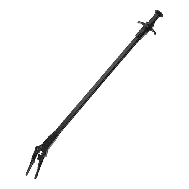 Pinzas de Plástico para Acuario Punta Curva, 50cm Negras
