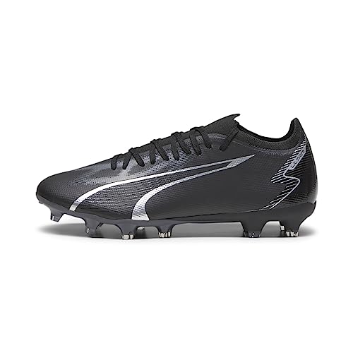 PUMA Ultra Match Fg/Ag erkek futbol ayakkabısı, Puma Black Asfalt, 41 EU