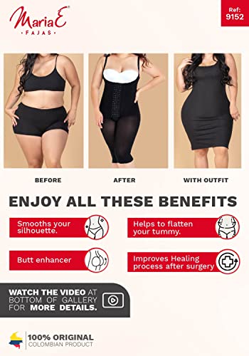 Mariae 9152 Fajas Colombianas Levanta Pompis Reductoras Y Moldeadoras Stage 2 Bbl Compression Garments After Liposuction Postoperative Girdles For Women Mocha 3Xl #TOP4