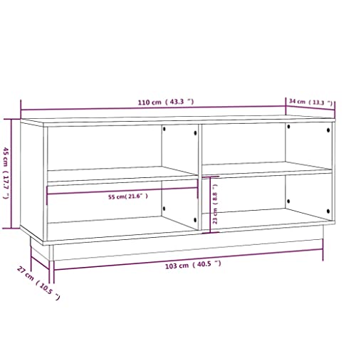 Banc de rangement rustique Nizer à 4 compartiments pour entrée et salon - 3