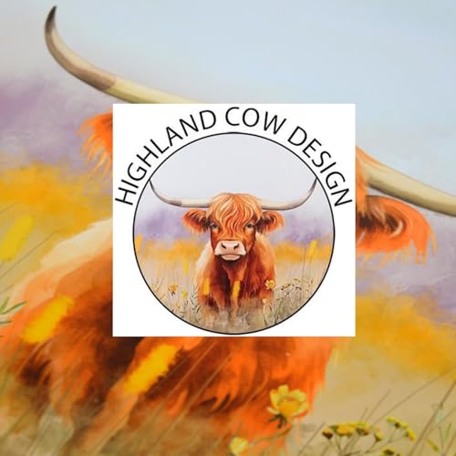Set Of 2 Highland Cow Tea Serving Trays - Small Plastic Tea Tray For Tea & Coffee - Home Kitchen Serving Platter - 26cm x 14cm - Image 6
