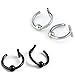 Produktbild JOVIVI Edelstahl 16G Fake Piercing Ringe Lippe Ohrringe Nasenpiercing Körperschmuck,Kein Ohrloch Erforderlich, 2 Paare
