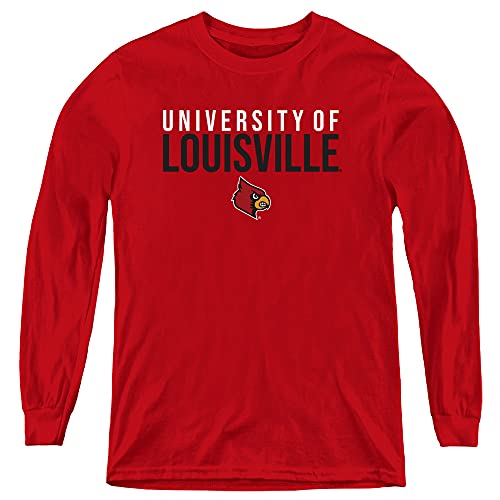 University of Louisville Official Stacked Youth Long Sleeve T Shirt