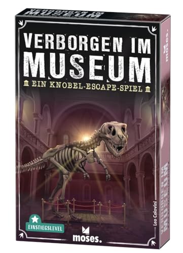 moses. Verborgen im Museum - EIN Knobel-Escape-Spiel, Escape-Game für Familien und Einsteiger, Escape-Spiel für 1-4 Spieler ab 12 Jahren