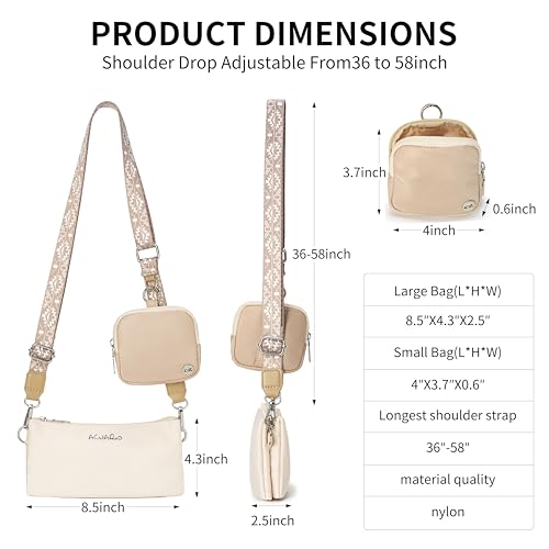 ACUARIO Women's Waterproof Crossbody Bag with Code SPRLDDGS - Image 6