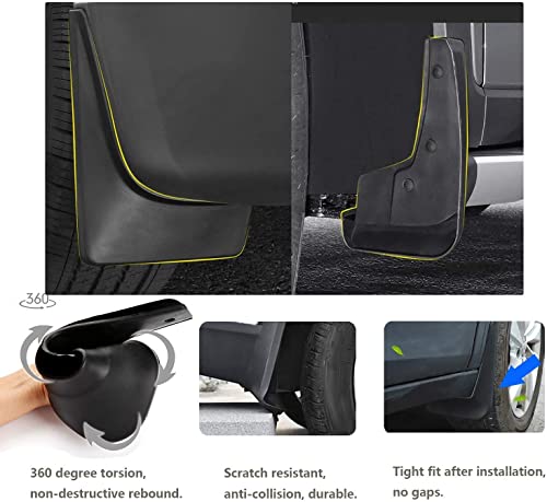 Guardabarros para Toyota C-HR 2018-2020: kit de 4 piezas personalizadas 2