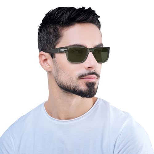 Image of Persol Unisex Po3315s Rectangular Sunglasses