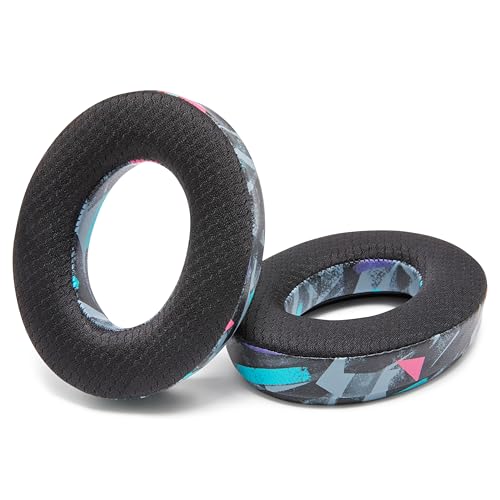 Image of WC Freeze Momentum 4 - Cooling Gel Earpads for Sennheiser Momentum 4 Wireless Over Ear Headphones by Wicked Cushions - Boost Comfort, Thickness, & Sound Isolation for Epic Listening | 90's Black