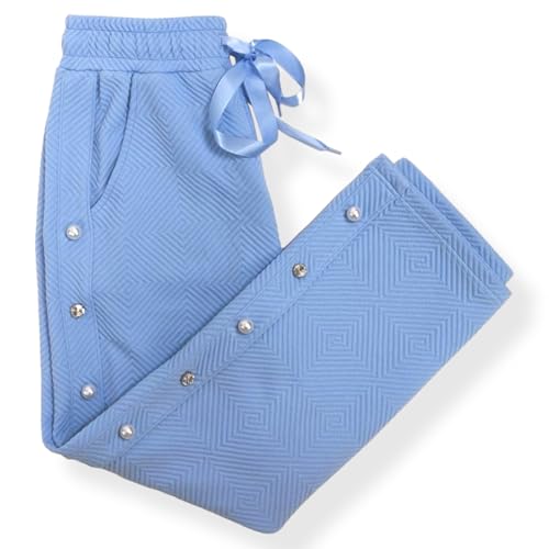 Simply Southern Quilted Capri Pants with Pearls and Rhinestones