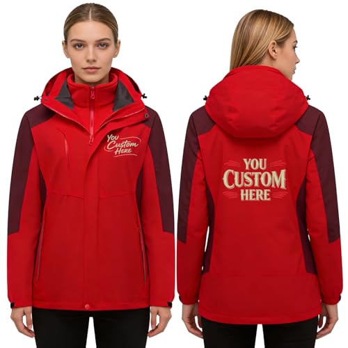 Veste polaire imperméable 3 en 1 personnalisable femme pour randonnée