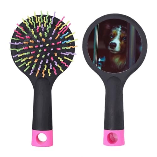 Brosse à cheveux démêlante pour chien avec coussin de soin