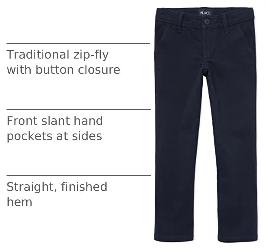 The Children's Place Girls Skinny Chino Pants,Tidal Single,10 - image 4
