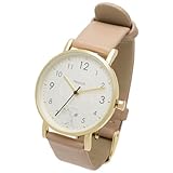 [パーフェクト・ワールド・トーキョー] スヌーピー SNOOPY ジグザグエッチングウォッチ 時計 腕時計 ベージュ ＊＊ フリー