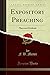 Expository Preaching Plans and Methods (Classic Reprint)