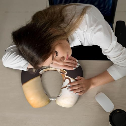 Almohada de espuma viscoelástica para viaje tamaño U miniatura 7