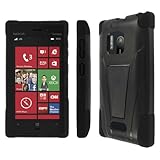 MPERO Impact X Series Kickstand Case for Nokia Lumia 928 - Black