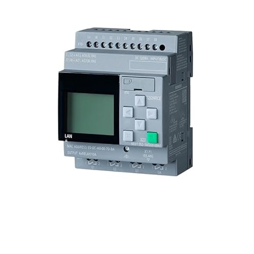 Logic Module 6ED1052-1CC08-0BA1 – for 12/24RCE Main Unit with Ethernet Interface, Programmable Logic Controller for Industrial Automation