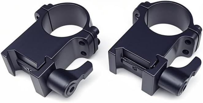 Tacgle New 25.4mm Quick Release Steel Optic Sight Mounting High Medium Low Profile Picatinny Scope Rings 1 inch