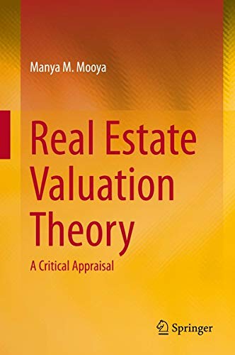Buy Real Estate Valuation Theory — BookShops.in