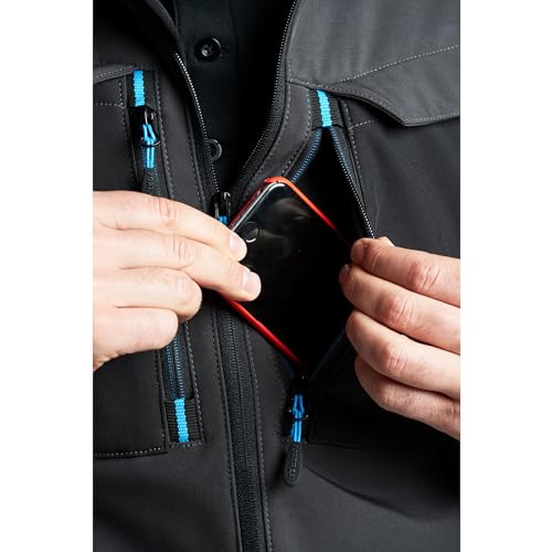 Veste Softshell Portwest WX3 blouson de travail technique bleu marine - 6