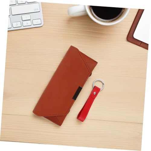 Porta Occhiali Auto PU Resistente e Multifunzionale Supporto da Sole per Parabrezza Organizer Compatto per e Accessori da Clip Salvaspazio per Parasole