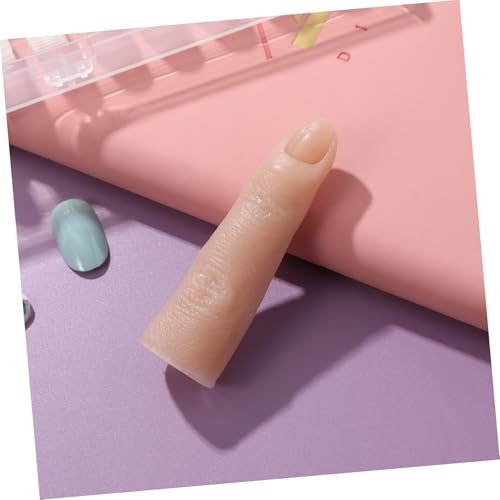 KITANDOVE シリコン製マニキュア練習用人工指 模型 軽量再利用可能 ネイルアート初心者向け 技術向上用 ネイルサロン対応 簡単清掃可能