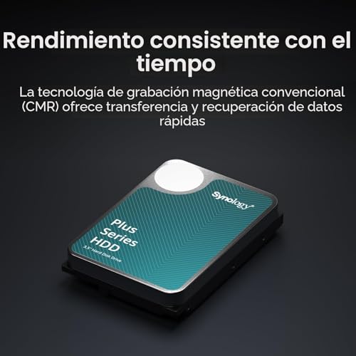 Disco duro Synology HAT3300-2T con 2TB de almacenamiento interno para NAS 7