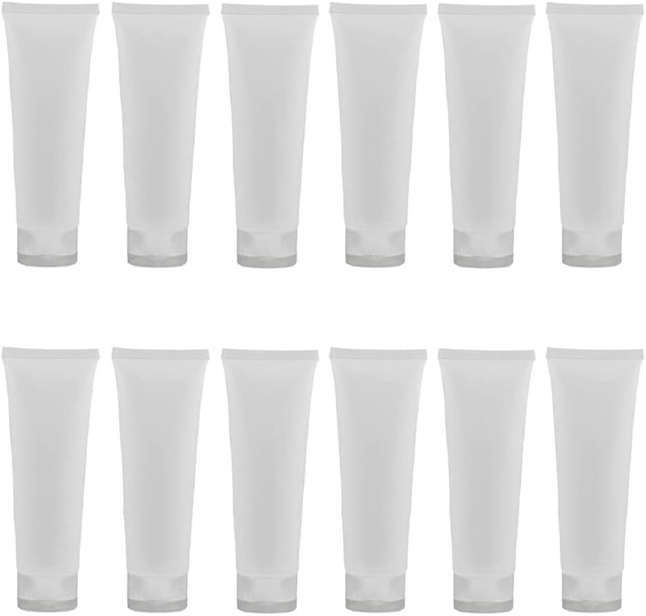 Hunky Dory 12pcs 100ml Travel Bottles, Unbreakable, Leakproof Refillable Travel Containers, Squeezable Travel Tube Sets Cosmetic Toiletry Containers for Shampoo Lotion Soap Use-picture-19