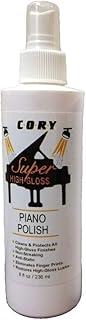 Cory Super High Gloss Piano Polish for Pianos with High Gloss Finishes - 8 Ounce